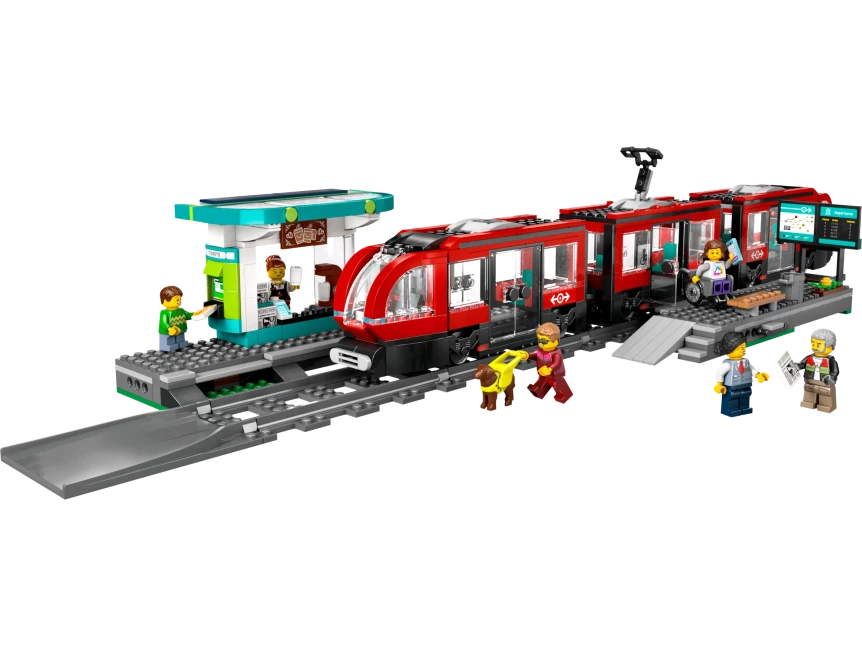 Stadstram en station