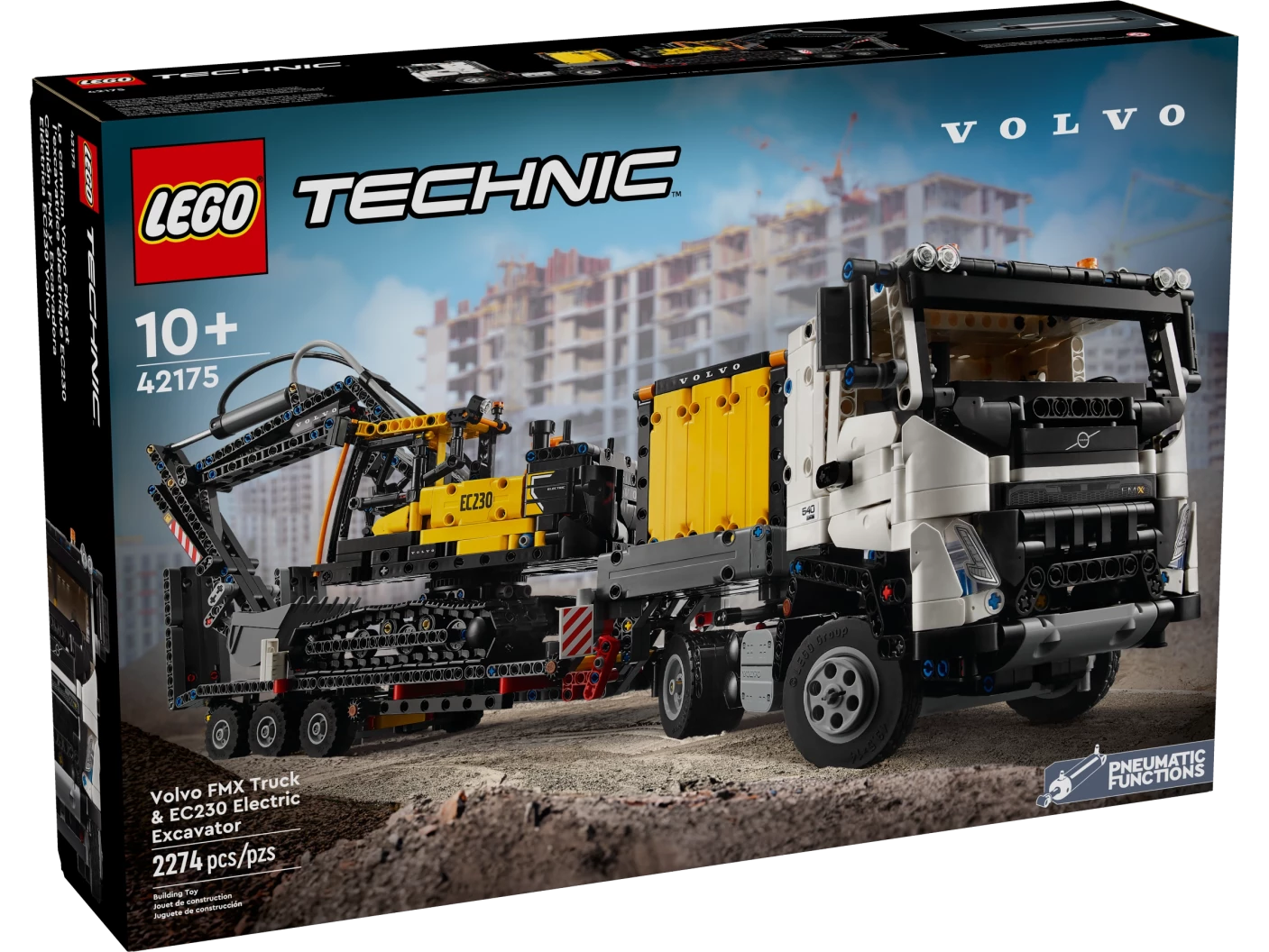Volvo FMX truck & EC230 elektrische graafmachine