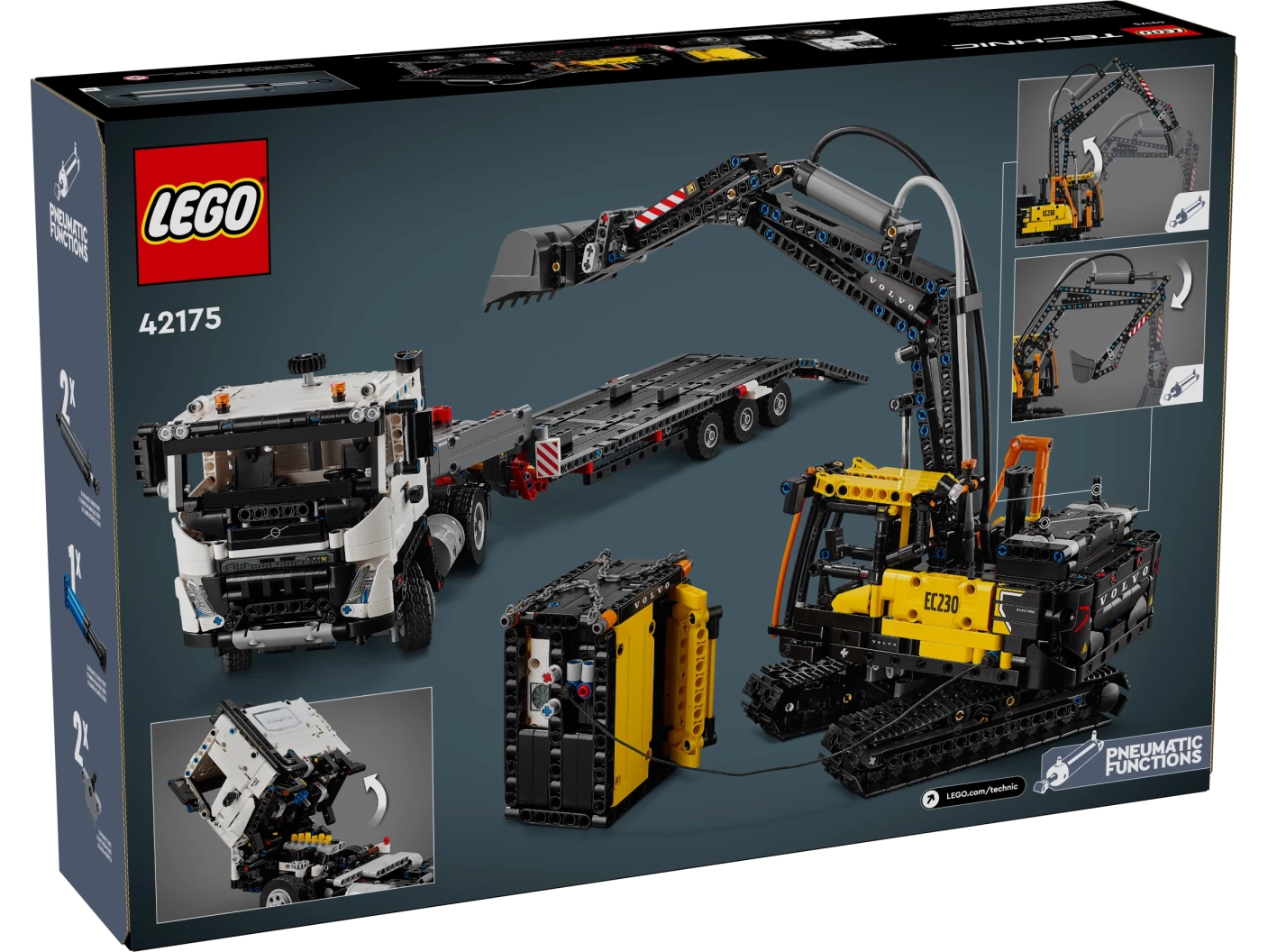 Volvo FMX truck & EC230 elektrische graafmachine