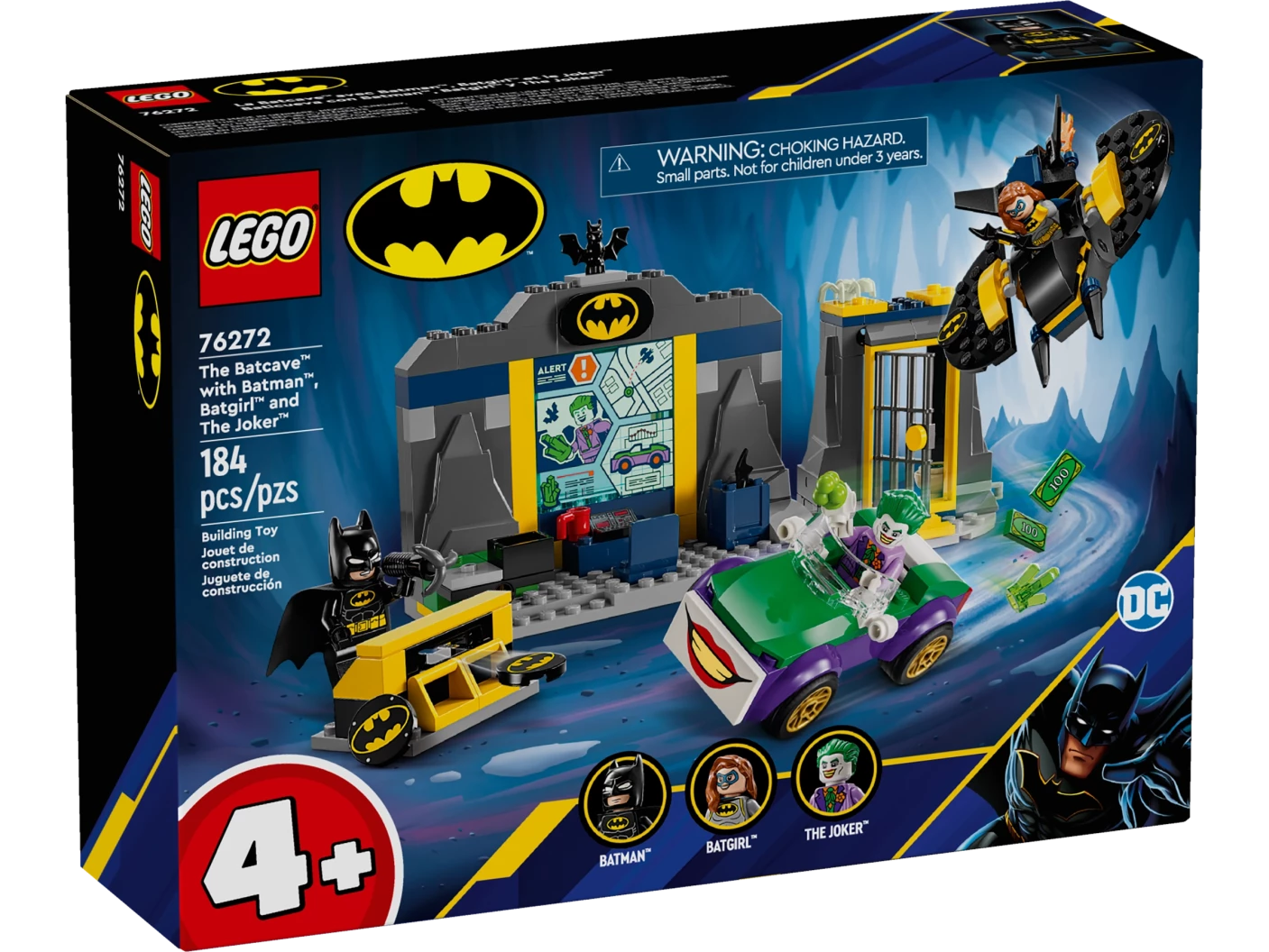 De Batcave™ met Batman™, Batgirl™ en The Joker™
