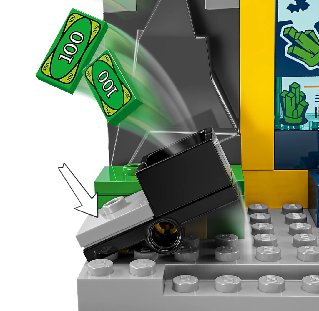De Batcave™ met Batman™, Batgirl™ en The Joker™
