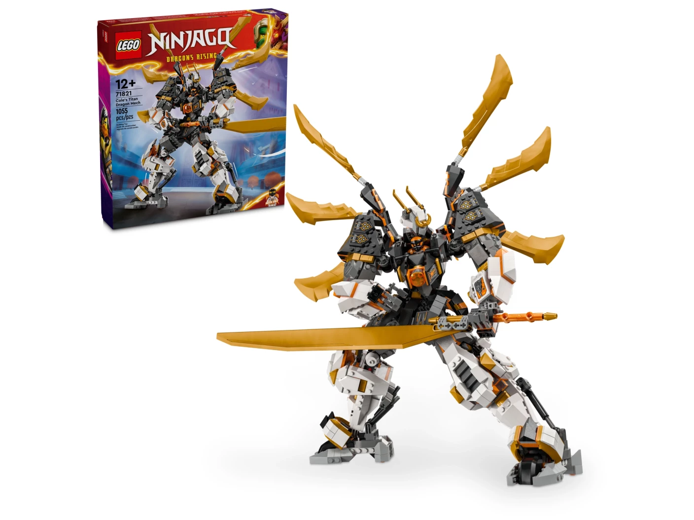 Cole's reusachtige drakenmecha