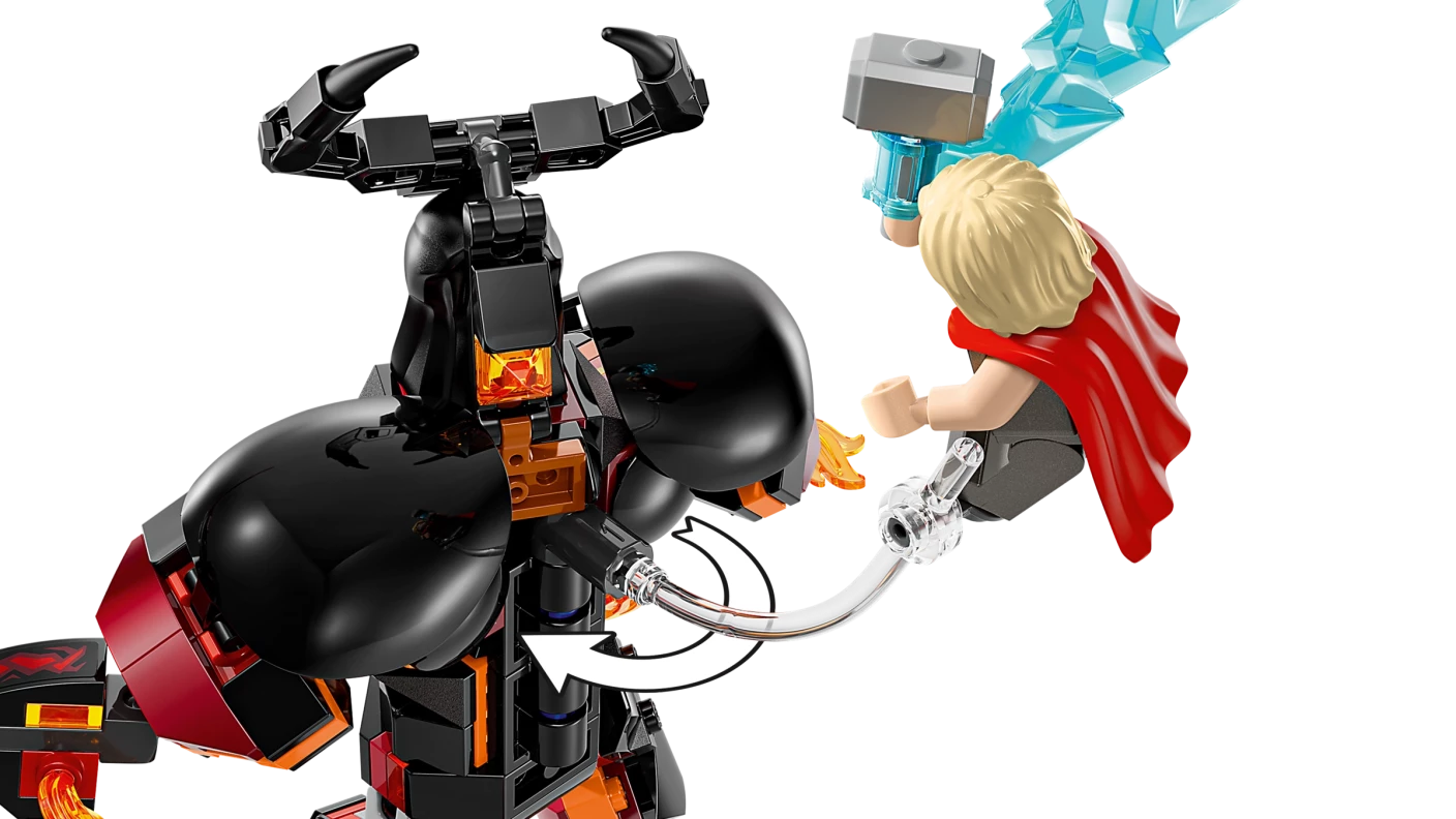 Thor vs. Surtur bouwfiguur