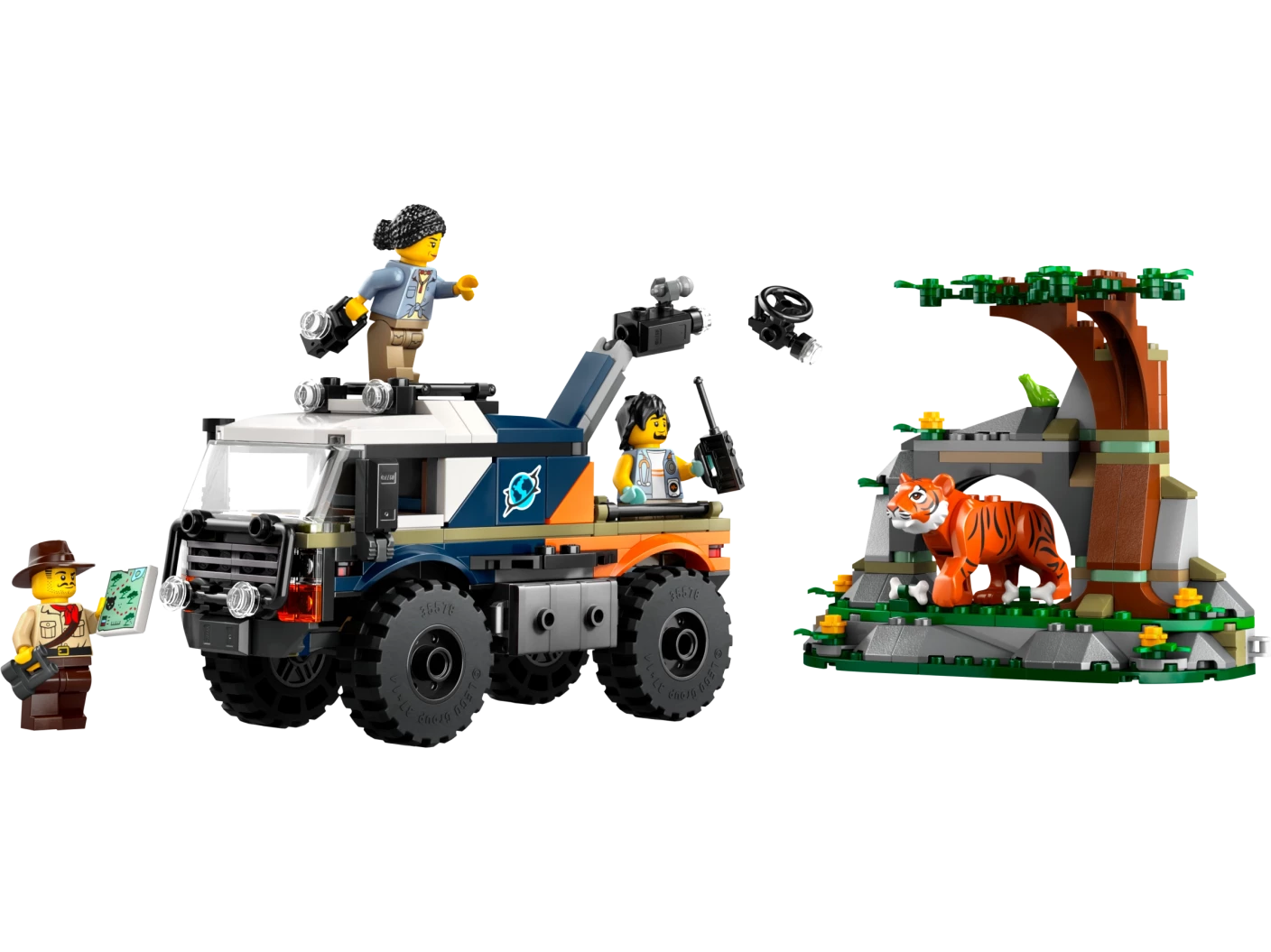 Jungleonderzoekers: offroad truck