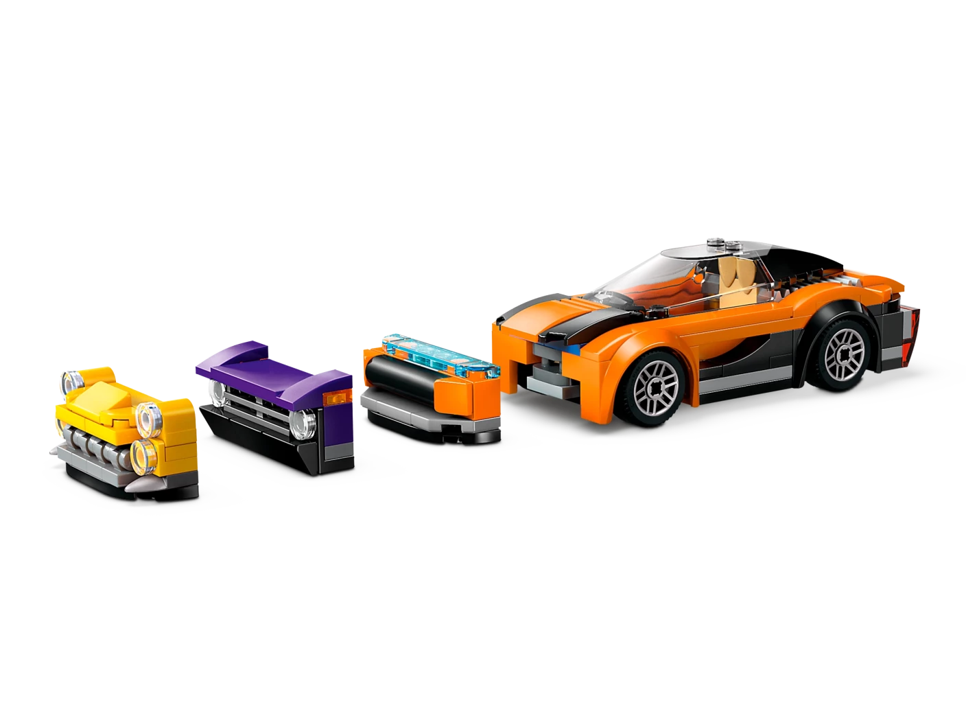 Transportvoertuig met sportauto's