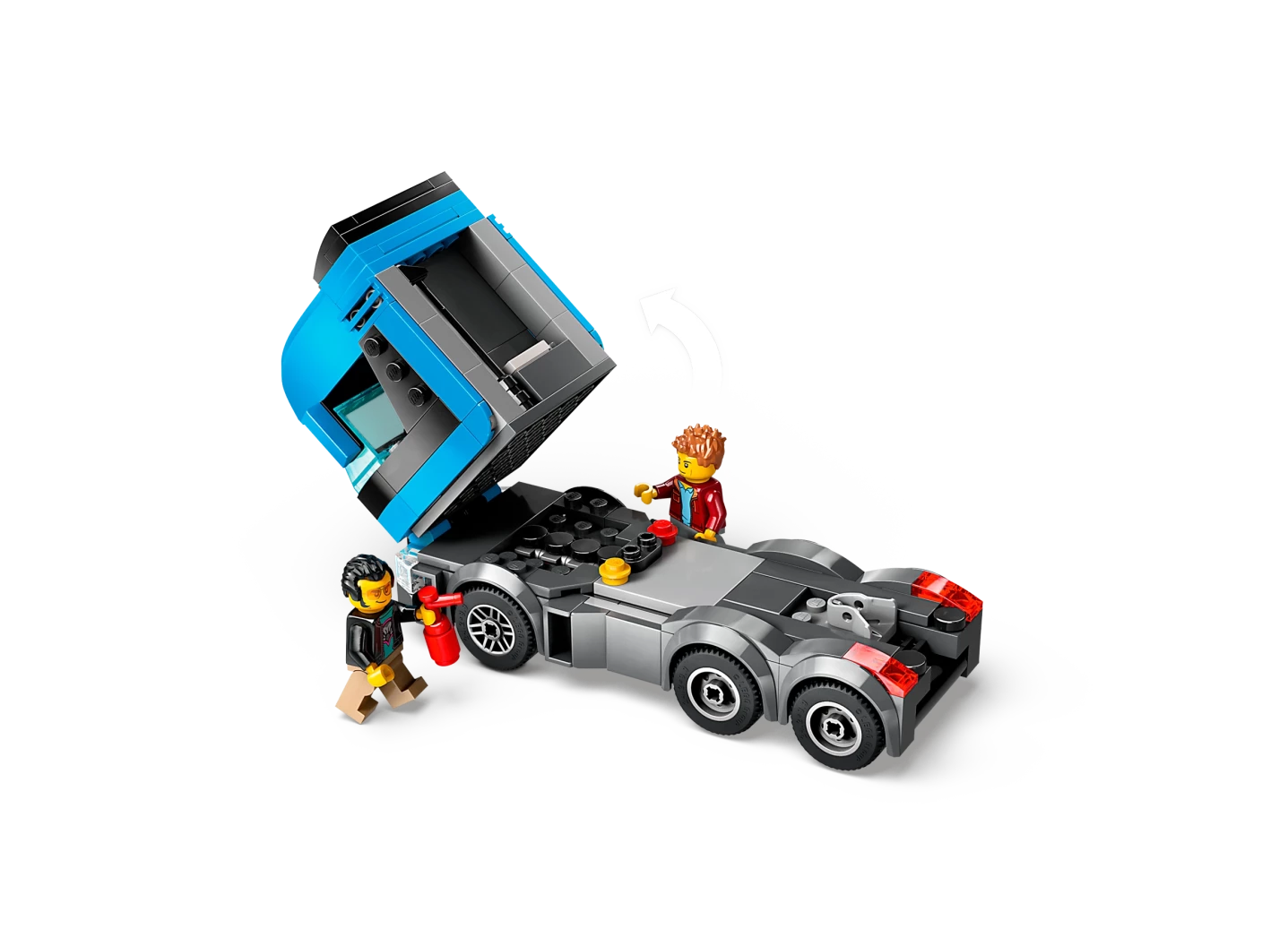 Transportvoertuig met sportauto's