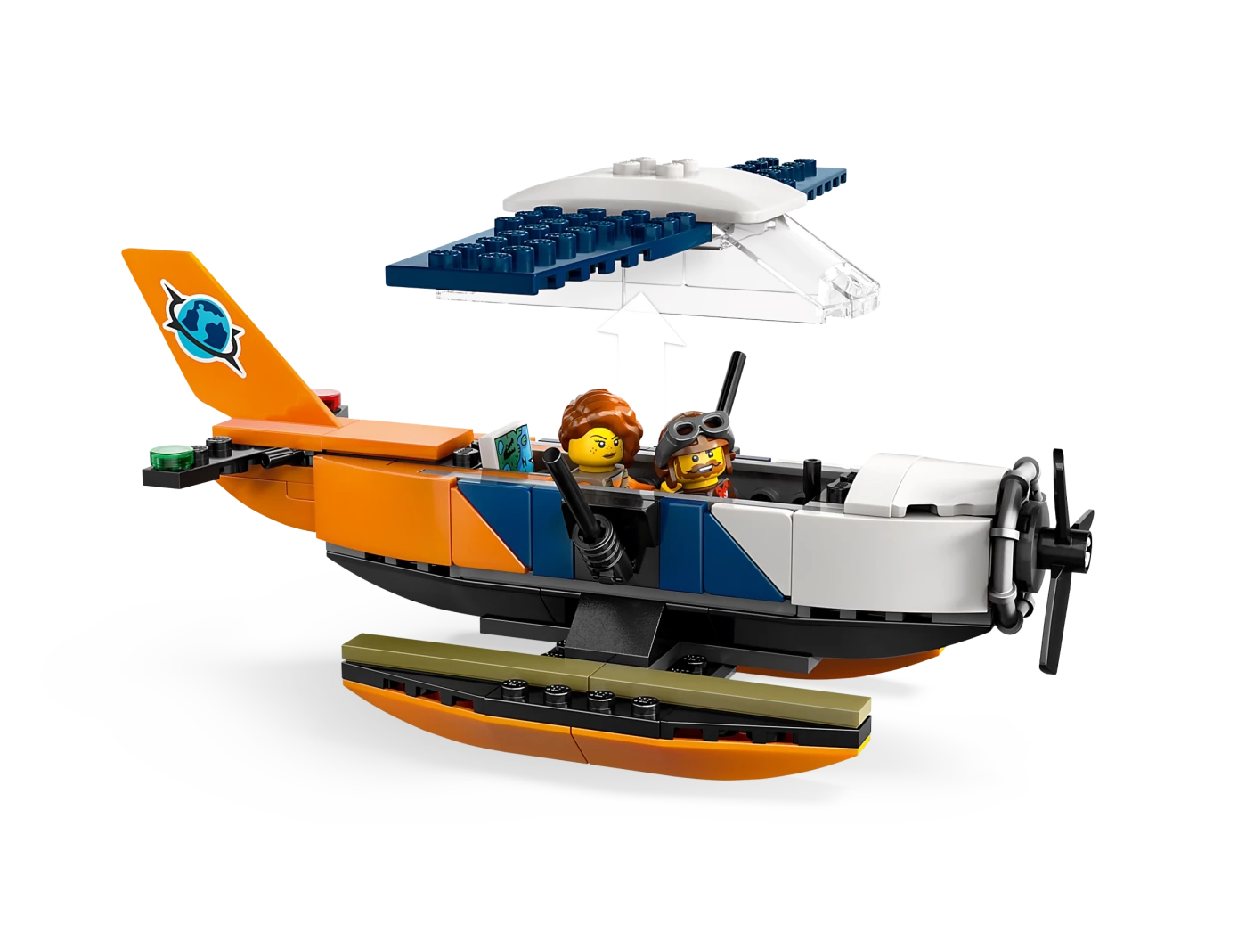 Jungleonderzoekers: watervliegtuig