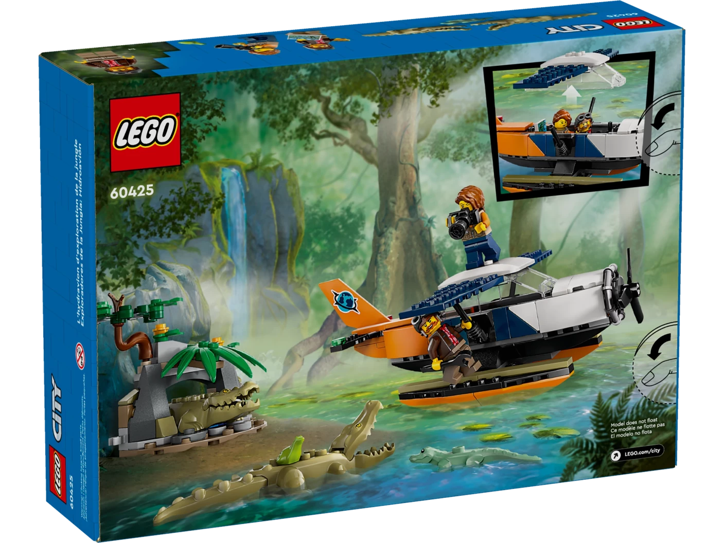 Jungleonderzoekers: watervliegtuig