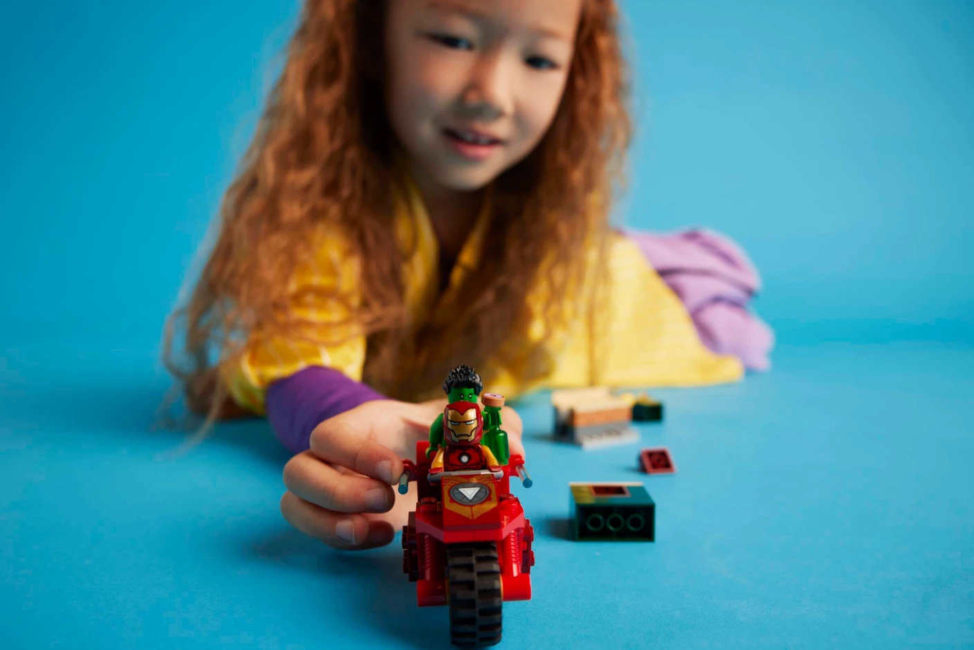 Iron Man met motor en de Hulk