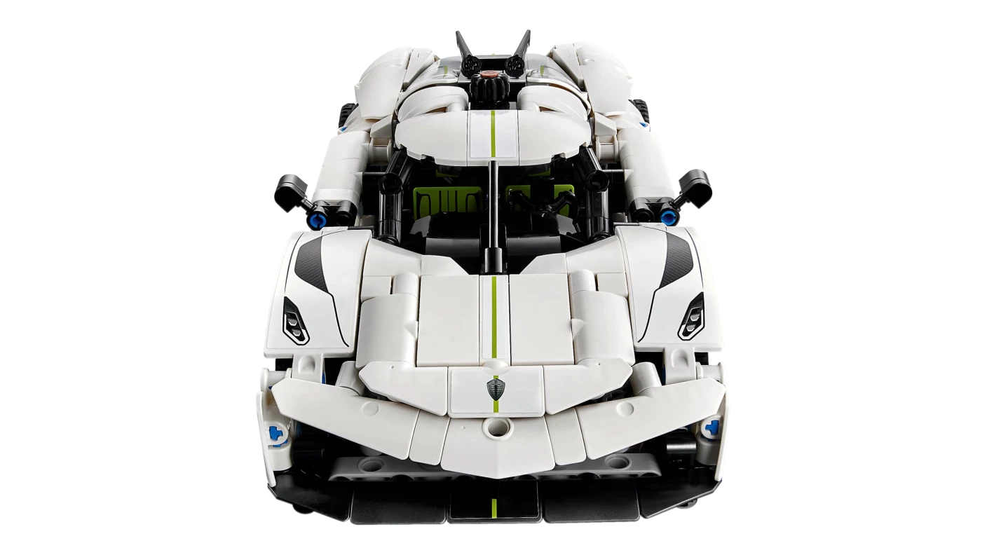 Koenigsegg Jesko Absolut witte hypercar