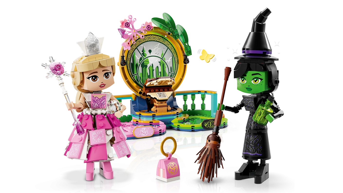 Elphaba en Glinda figuren