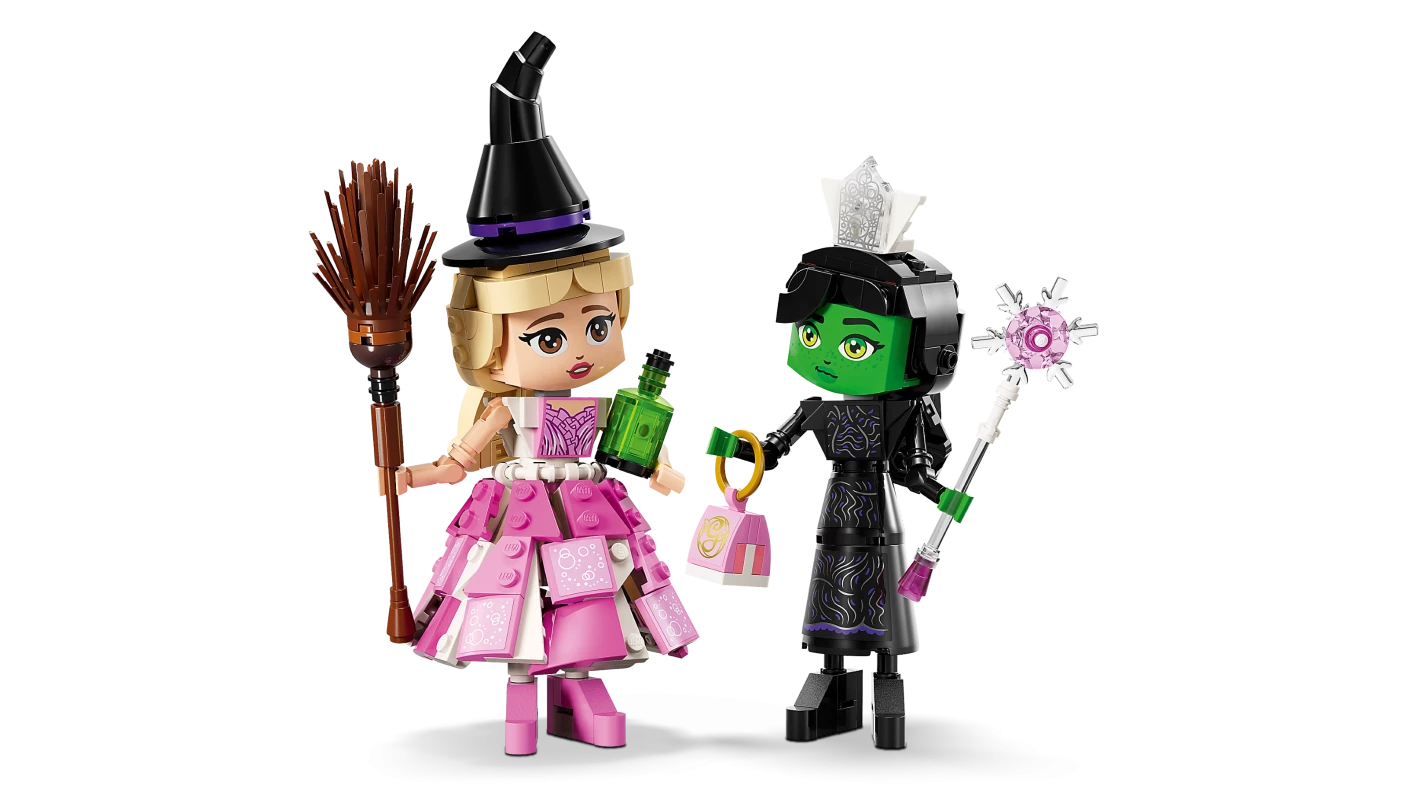 Elphaba en Glinda figuren