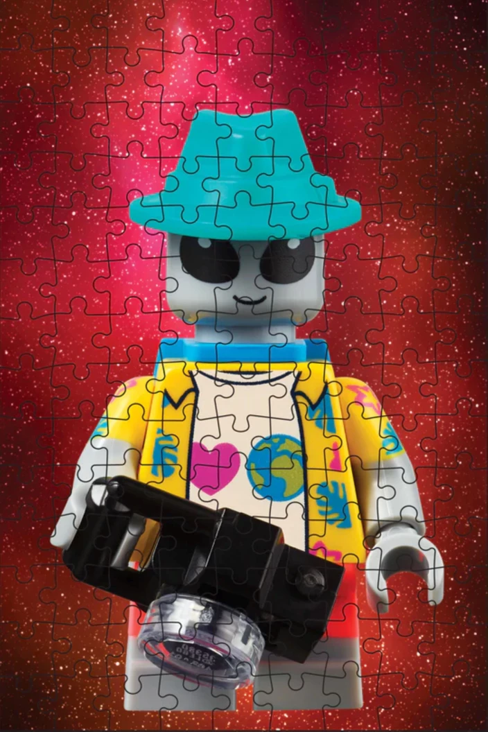 Geheime minifiguur minipuzzel – ruimte-editie