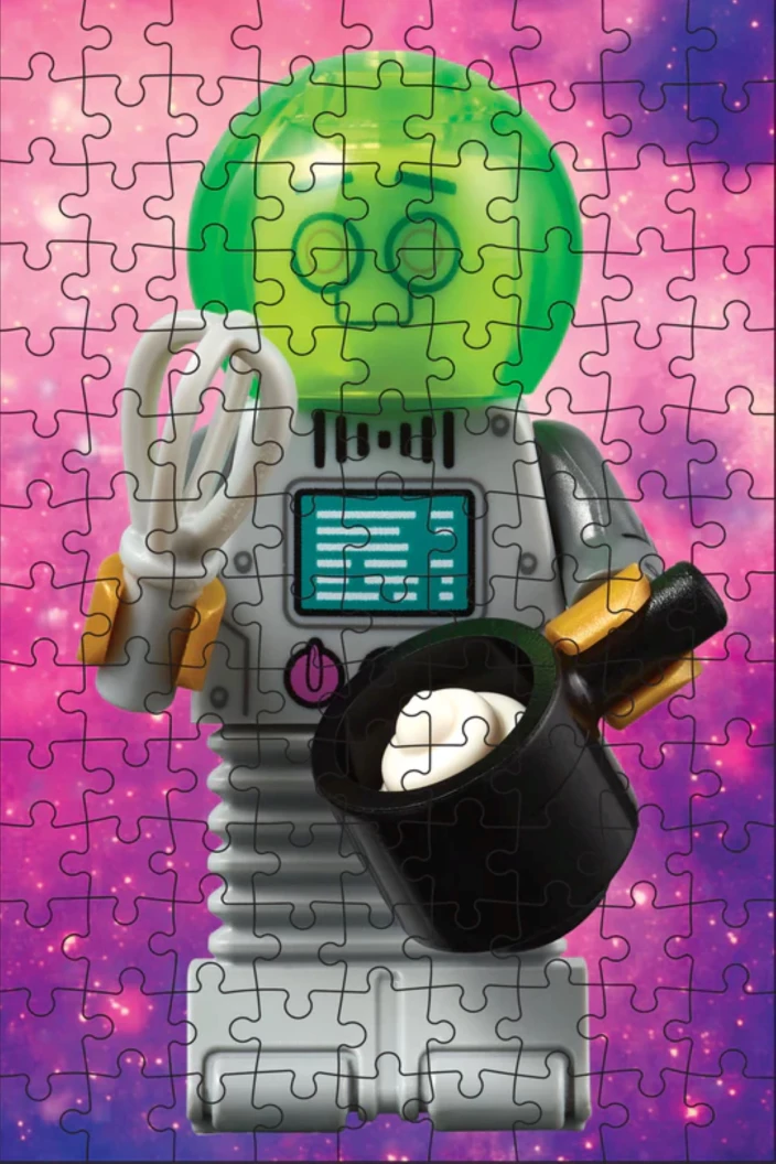 Geheime minifiguur minipuzzel – ruimte-editie