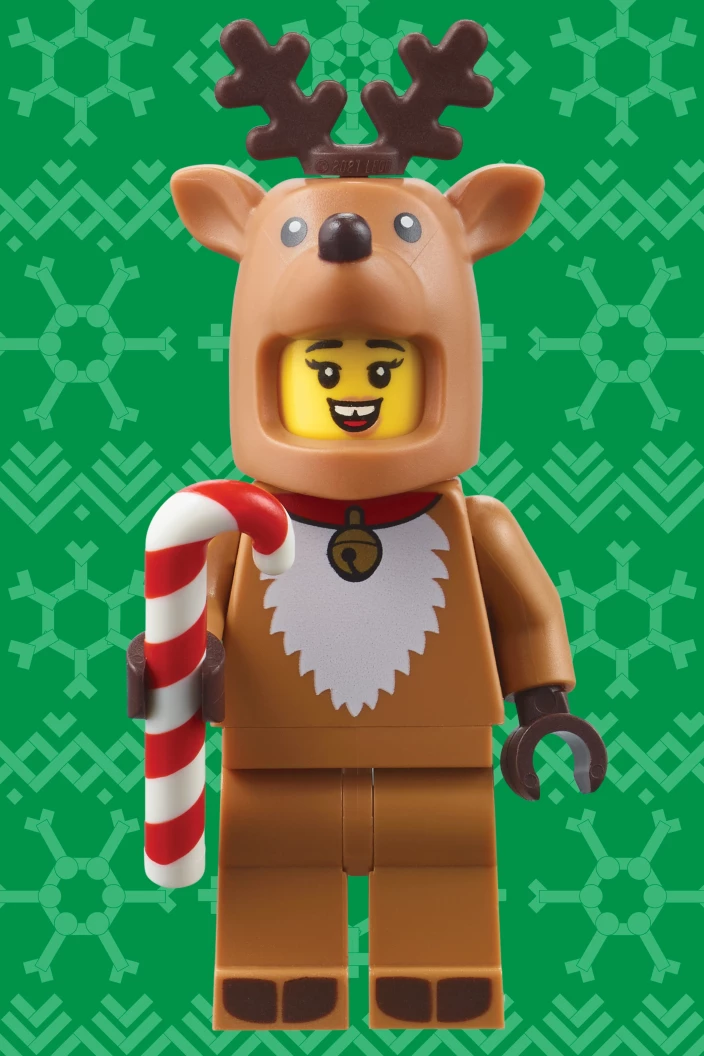 Geheime minifiguur minipuzzel – kersteditie