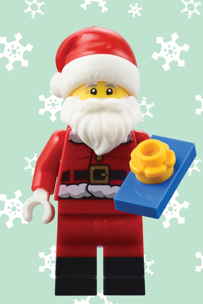 Geheime minifiguur minipuzzel – kersteditie