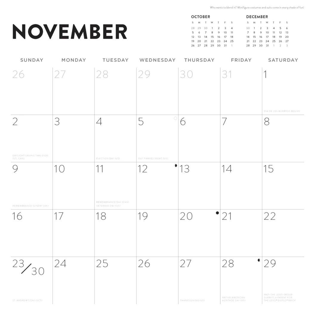 Muurkalender 2025