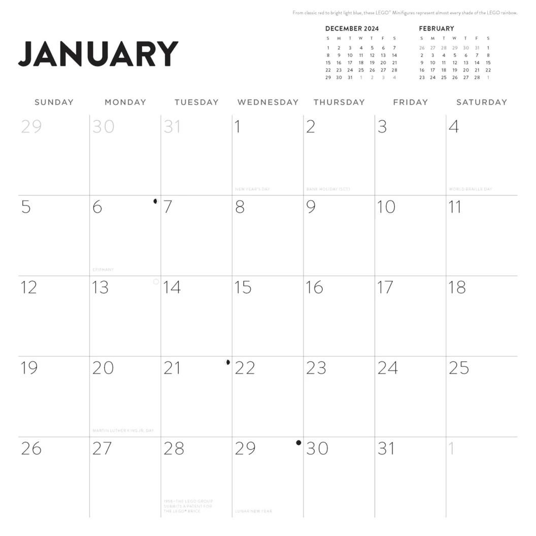 Muurkalender 2025