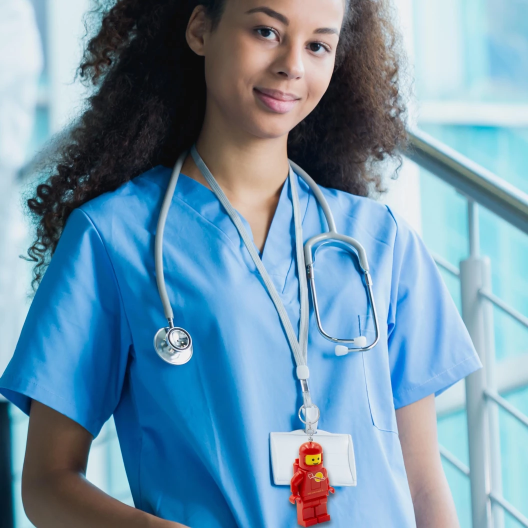 Astronaut sleutellampje - rood