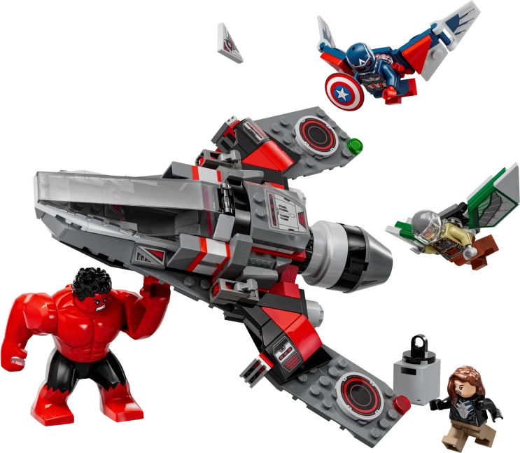 Captain America vs. Rode Hulk duel