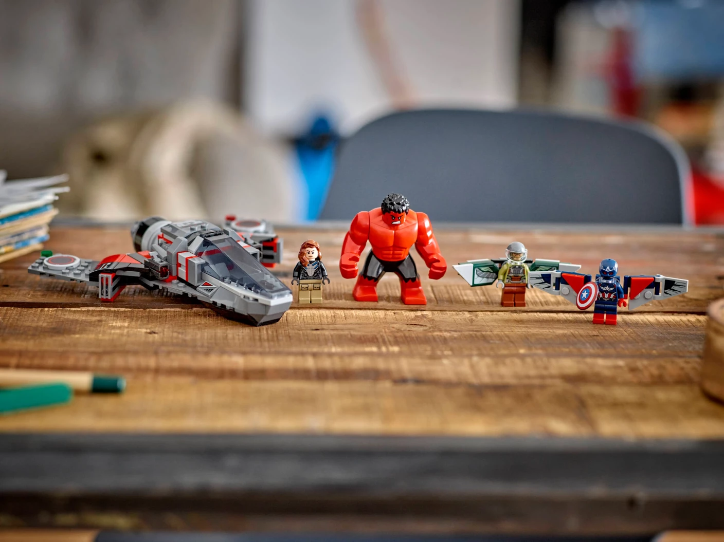 Captain America vs. Rode Hulk duel