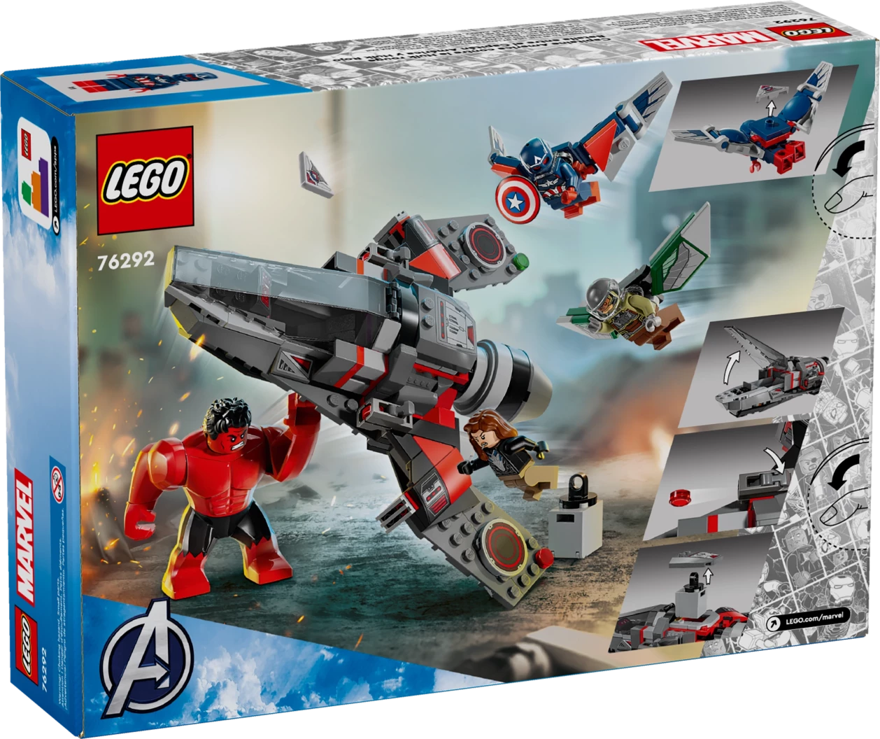 Captain America vs. Rode Hulk duel