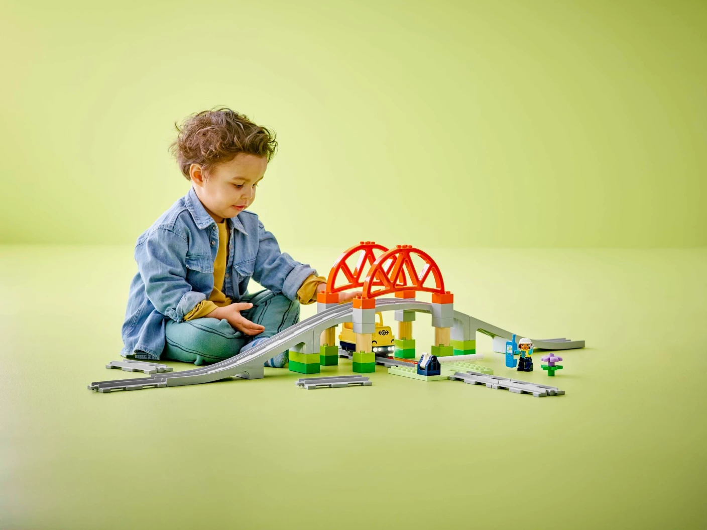 Treinbrug en rails uitbreidingsset