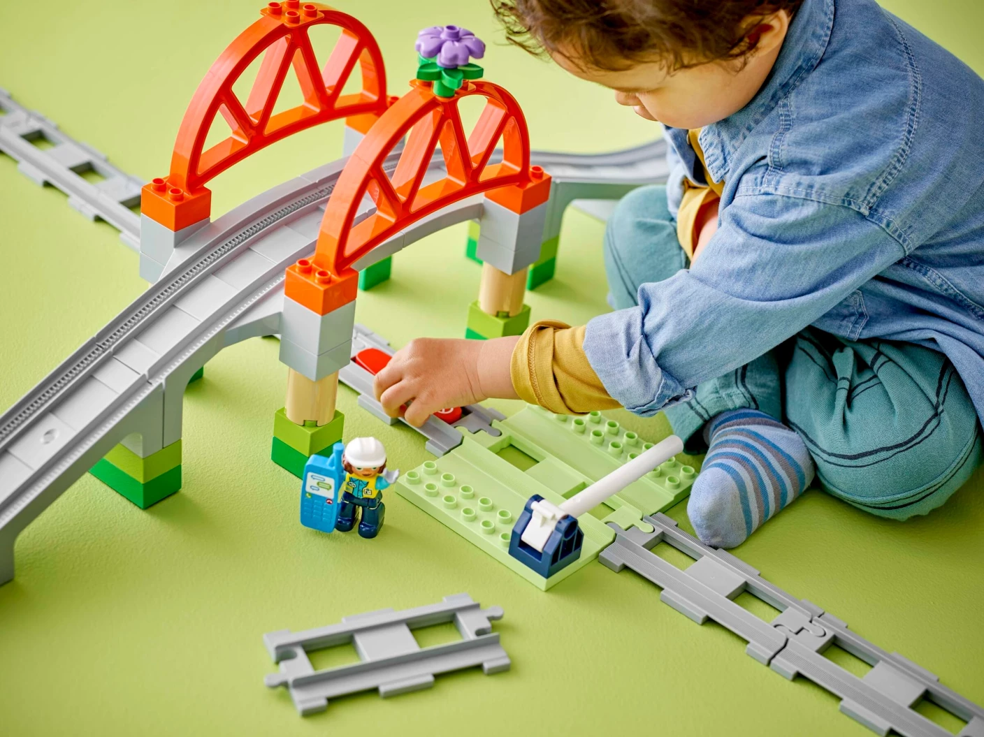 Treinbrug en rails uitbreidingsset
