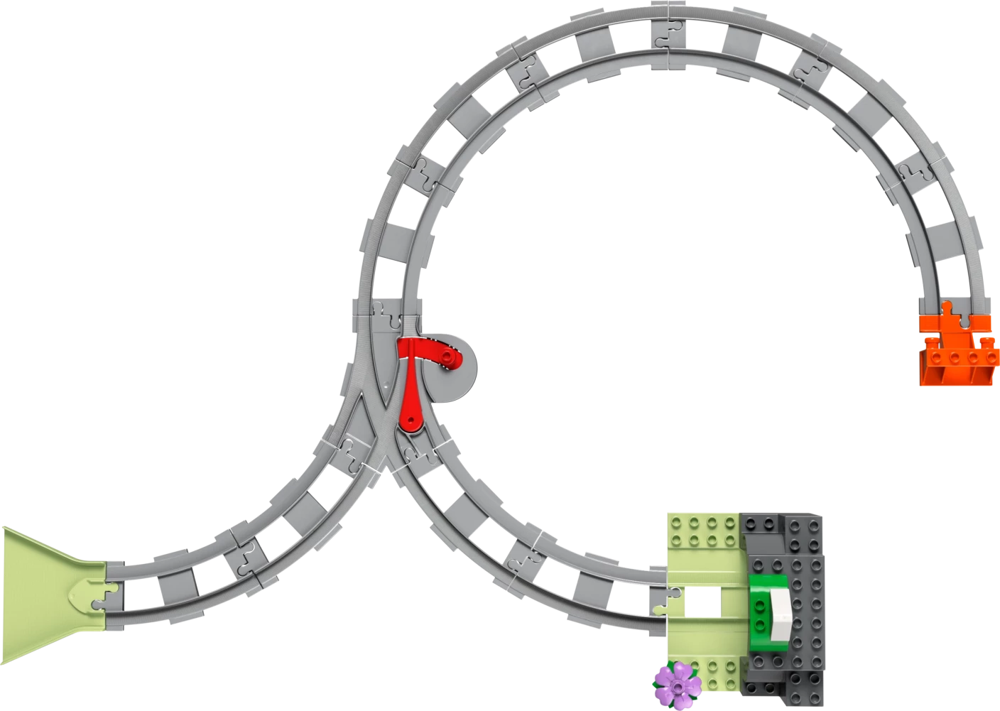 Treintunnel en rails uitbreidingsset