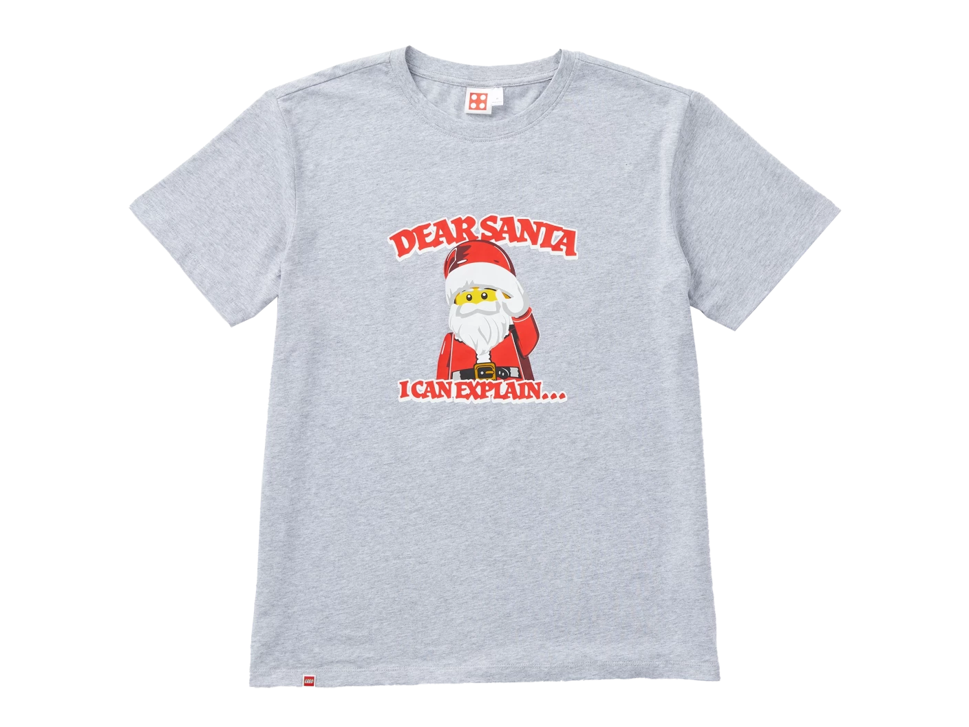 Dear Santa T-shirt met korte mouwen voor volwassenen
