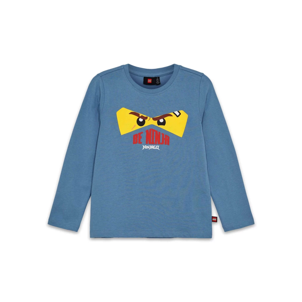 T-shirt met lange mouwen – blauw