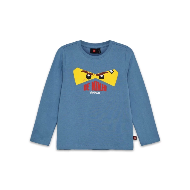 T-shirt met lange mouwen voor kinderen - blauw