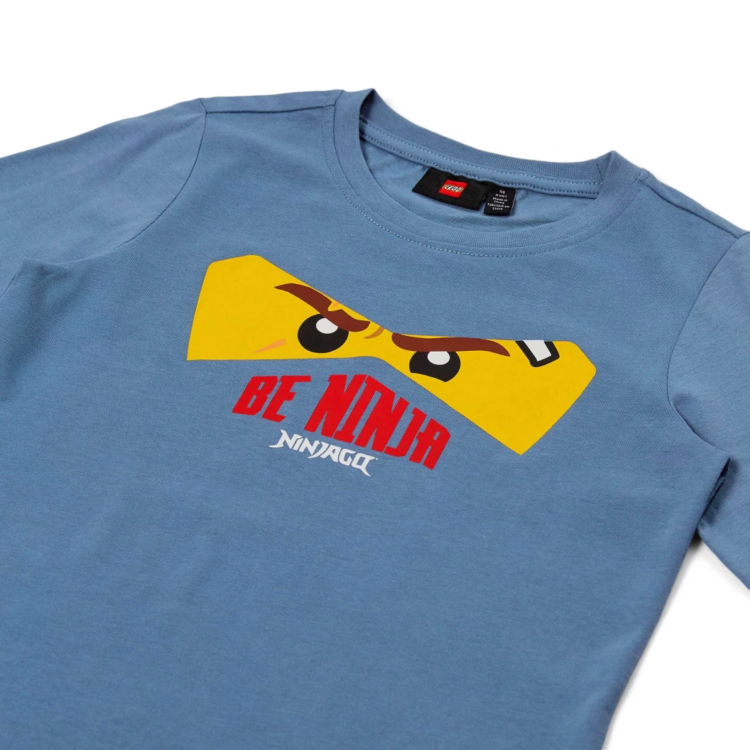 T-shirt met lange mouwen – blauw