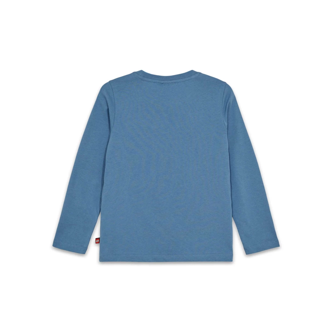 T-shirt met lange mouwen – blauw