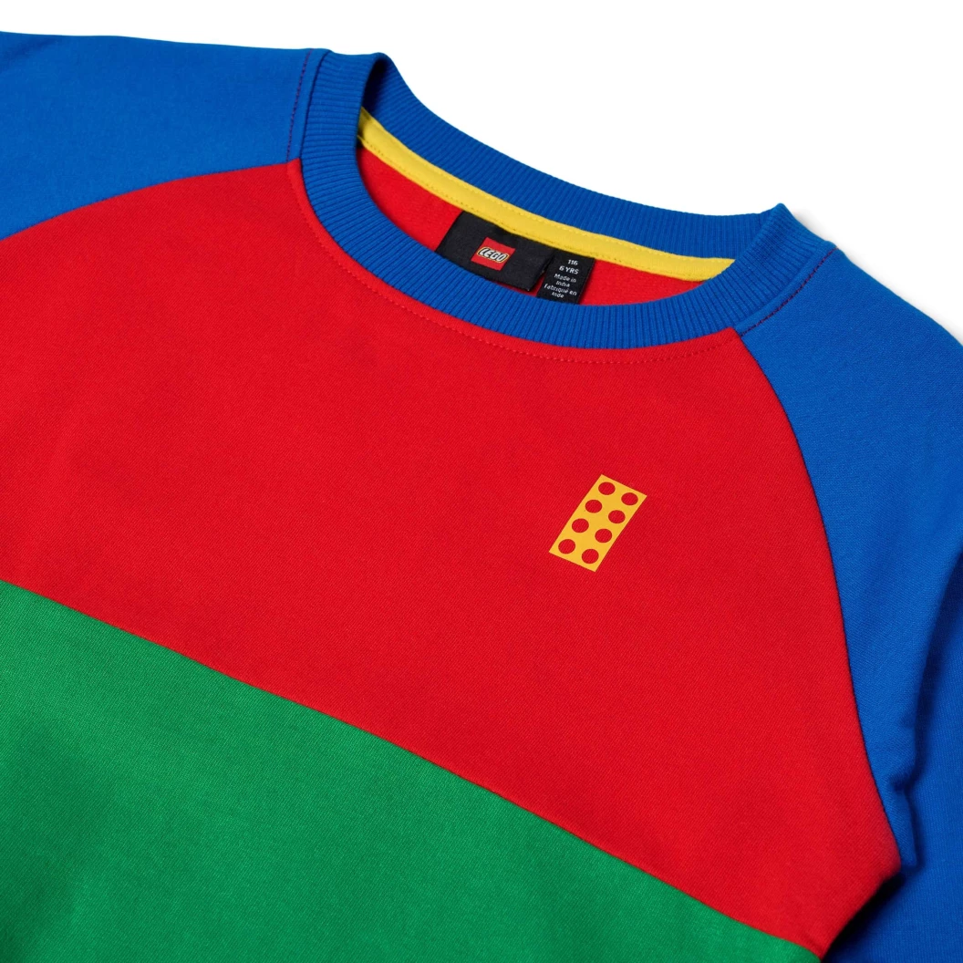 Sweatshirt met kleurvlakken voor kinderen
