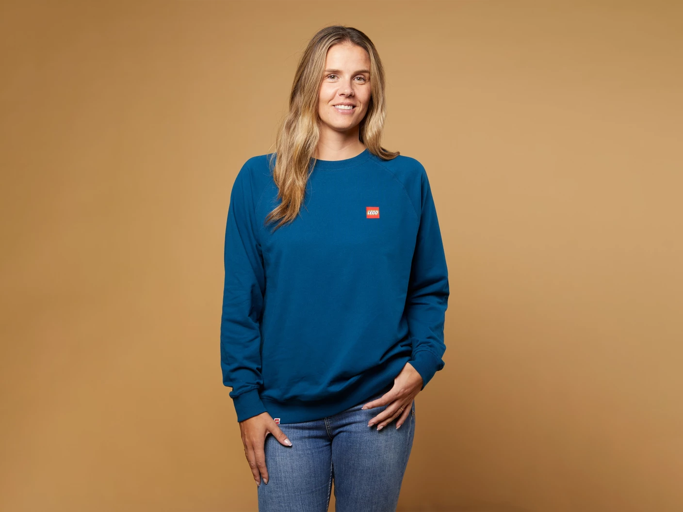 Sweatshirt – marineblauw