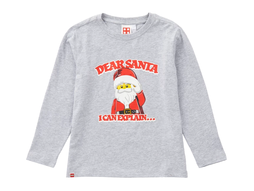 Dear Santa T-shirt met lange mouwen voor kinderen