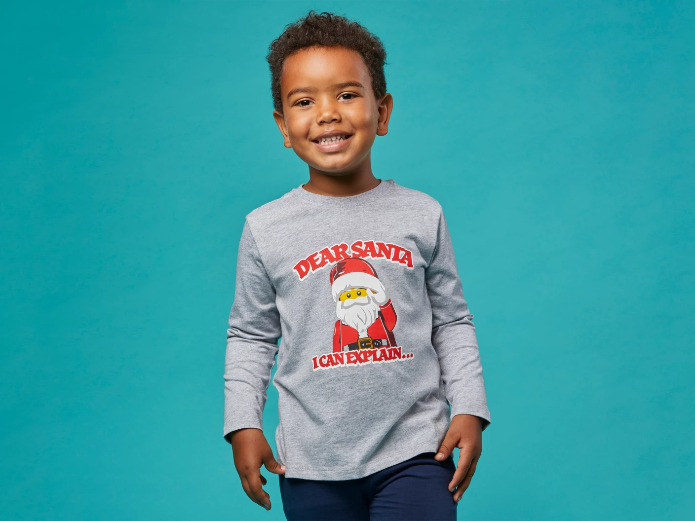 Dear Santa T-shirt met lange mouwen voor kinderen