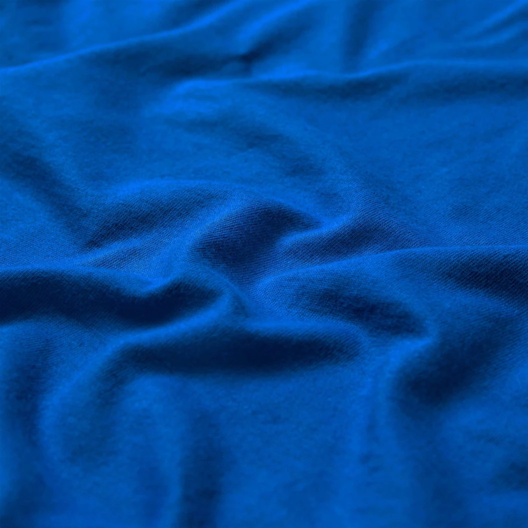 T-shirt met korte mouwen en logo voor kinderen – blauw