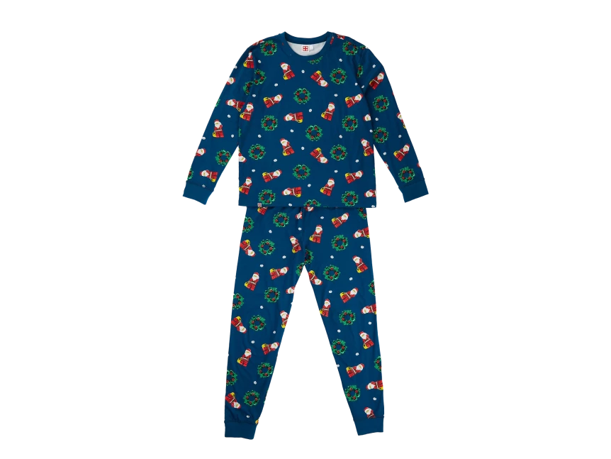 Pyjama voor volwassenen - marineblauw