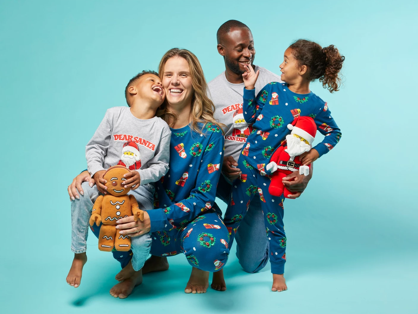 Pyjama voor volwassenen – marineblauw