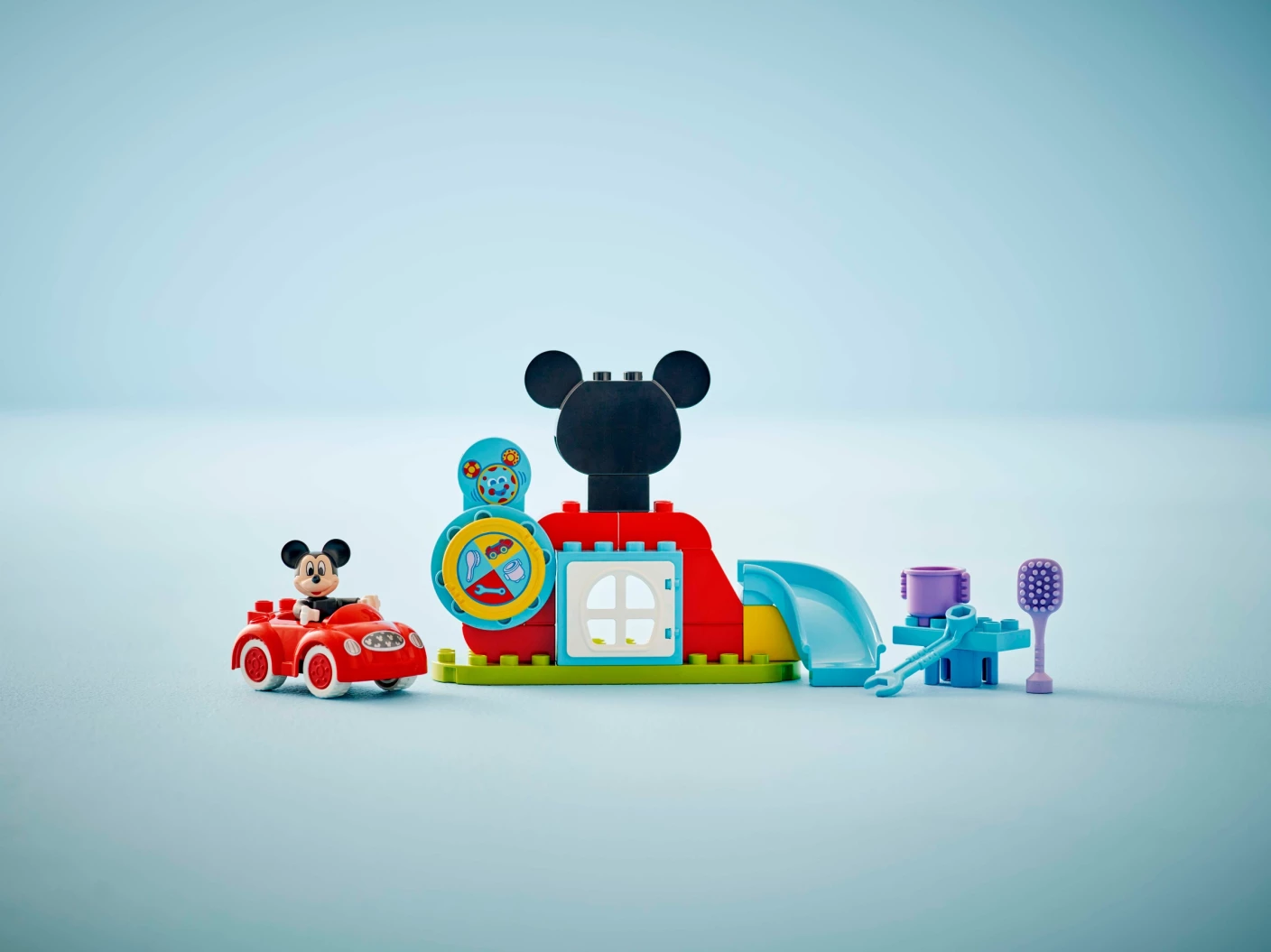Mickey Mouse clubhuis en auto
