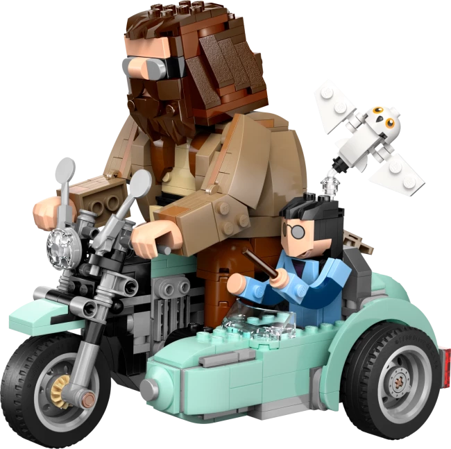 Hagrid en Harry's rit op de motor