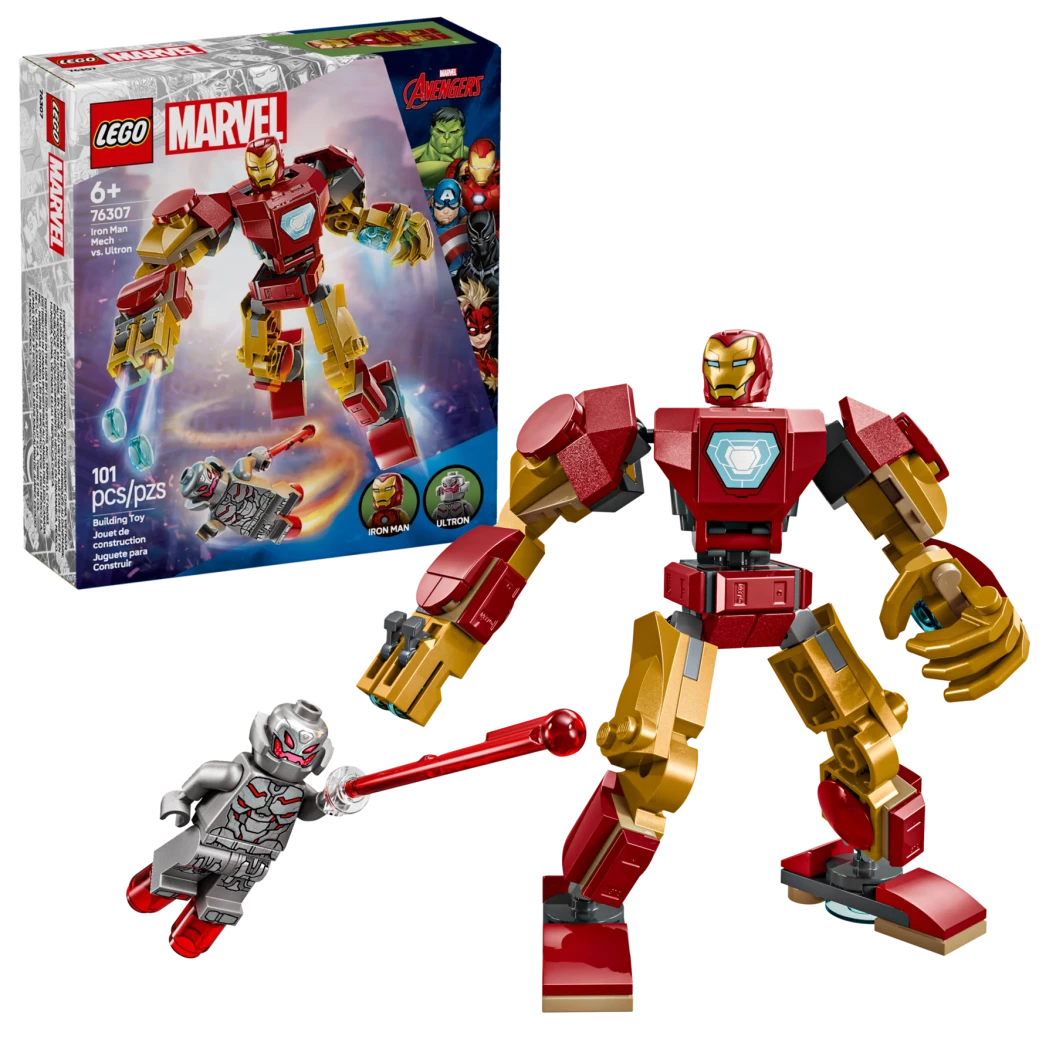 Iron Man mecha vs. Ultron