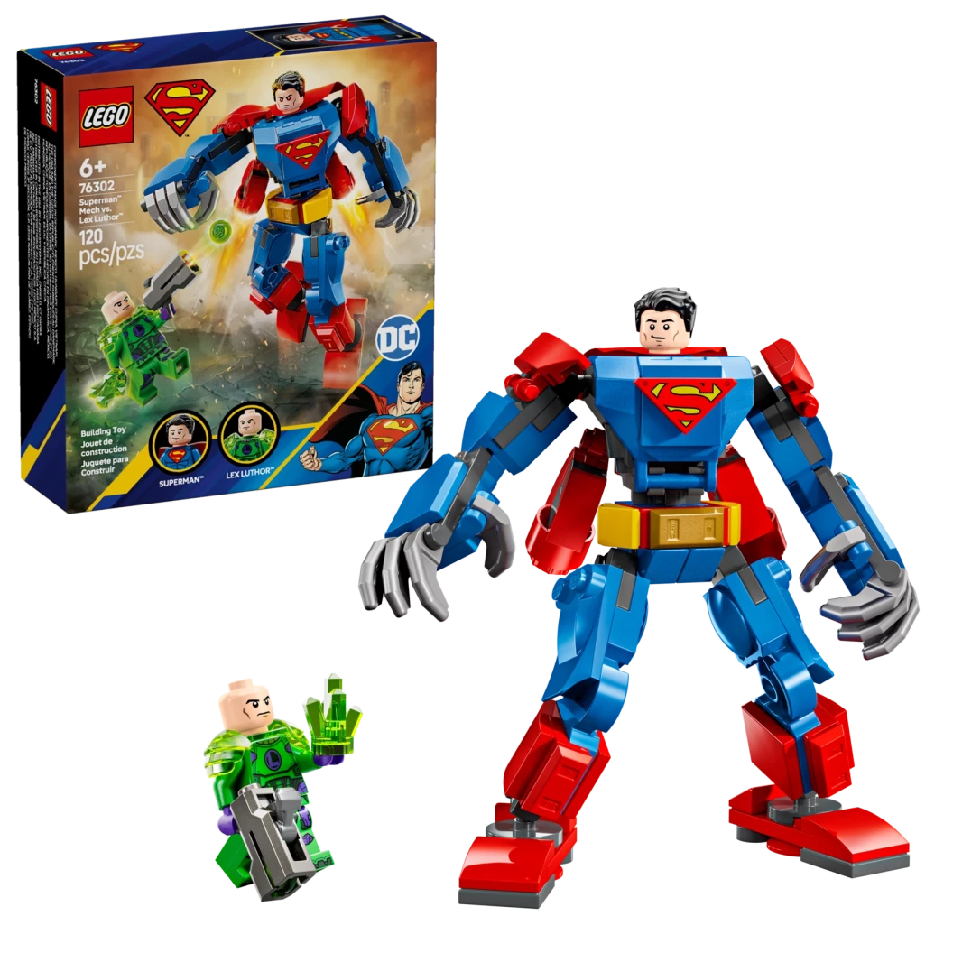 Superman™ mecha vs. Lex Luthor™