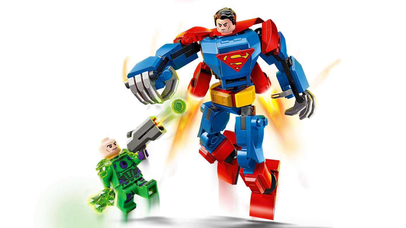 Superman™ mecha vs. Lex Luthor™