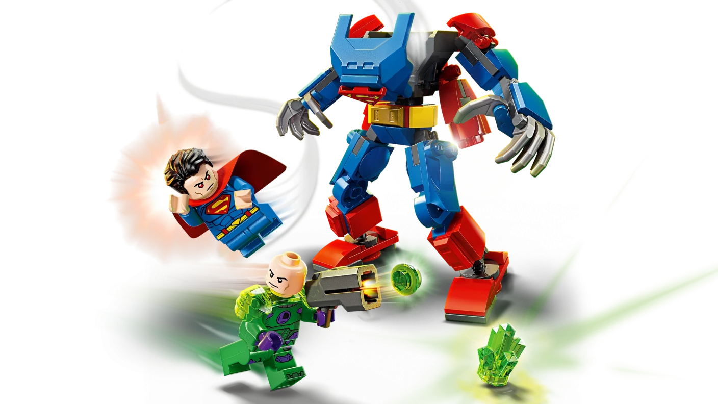 Superman™ mecha vs. Lex Luthor™