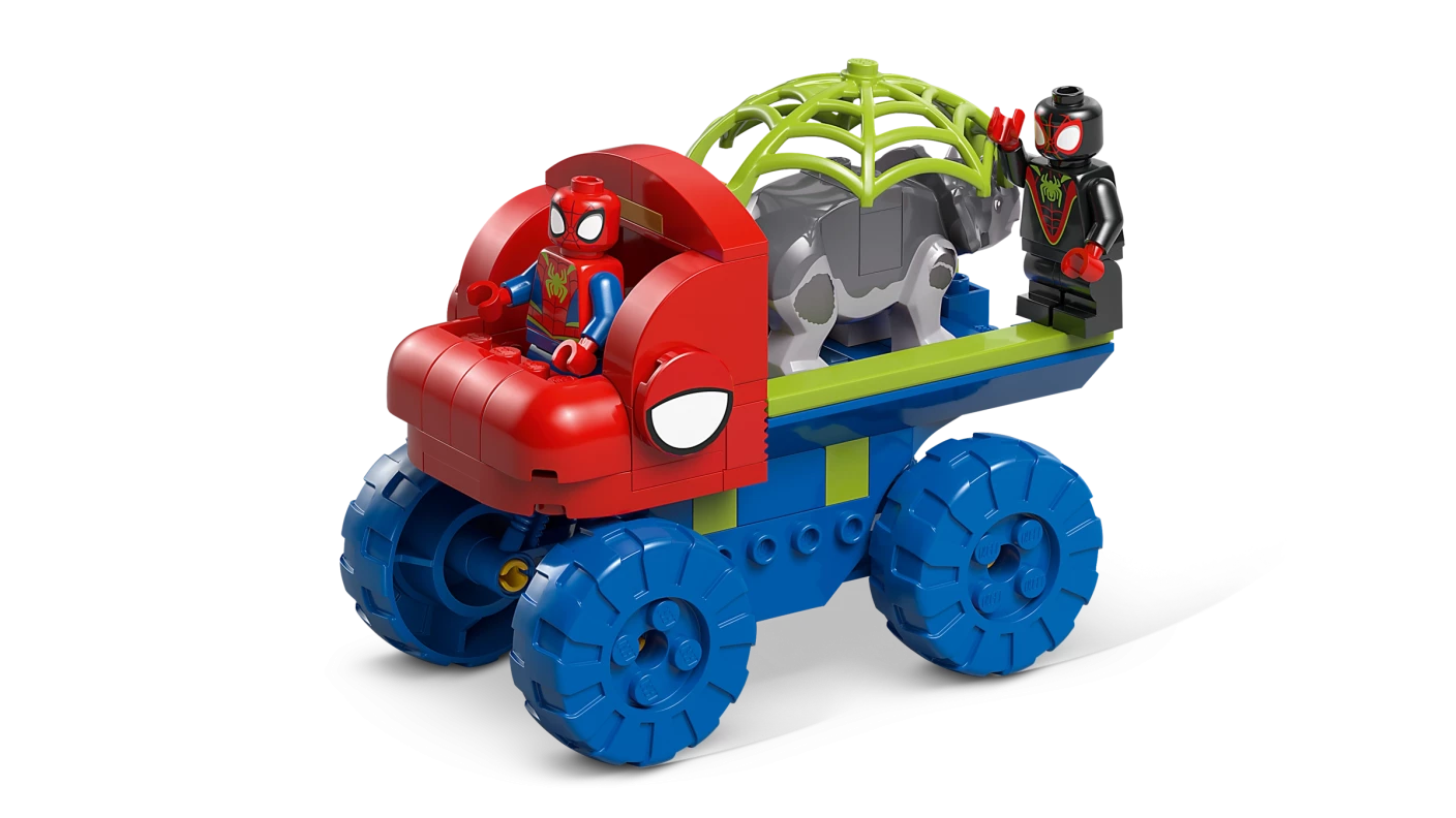 Team Spidey reddingsmissie met dinotruck
