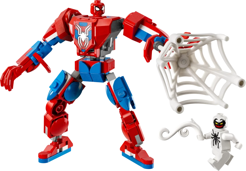 Spider-Man mecha vs. Anti-Venom