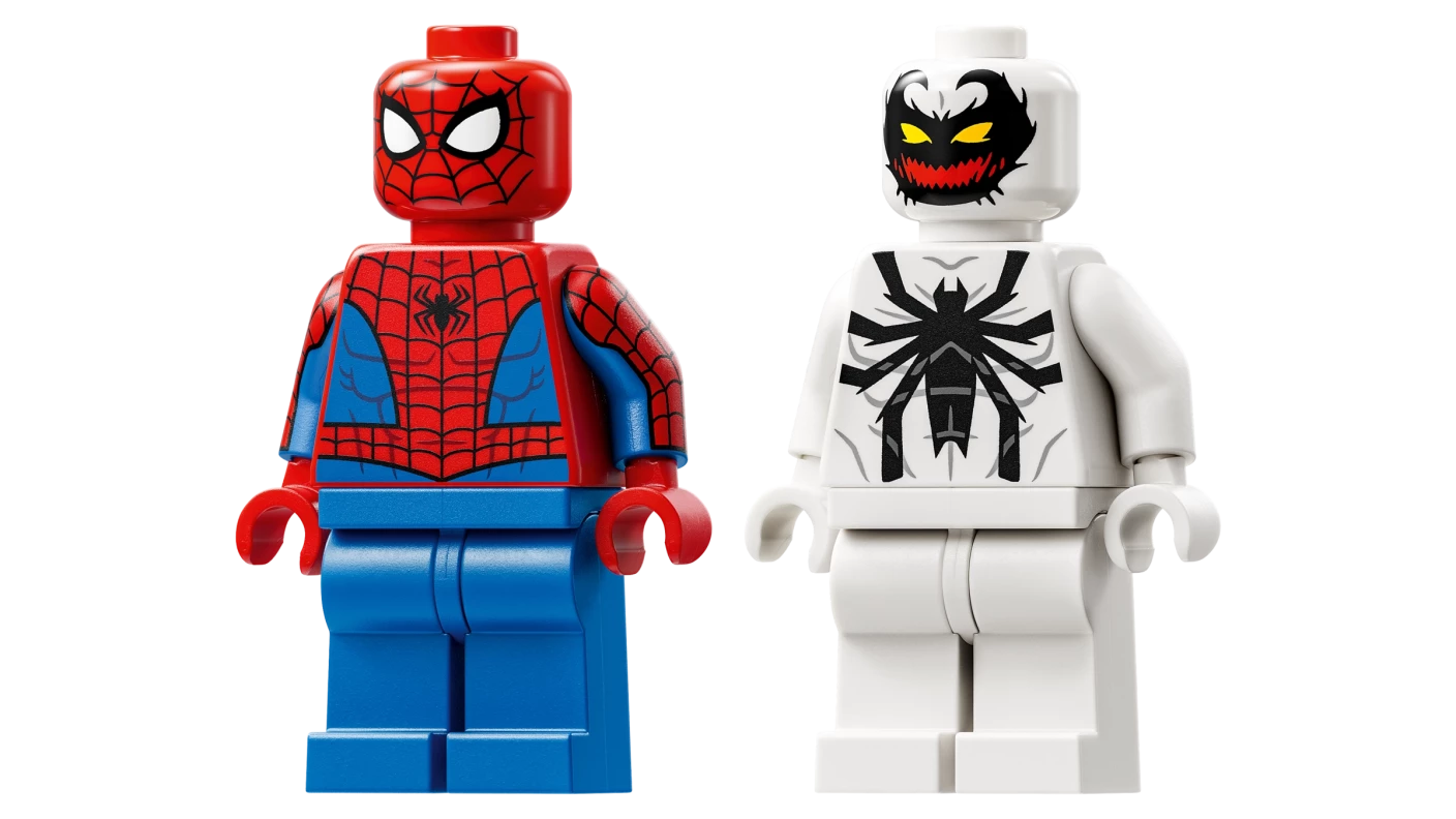 Spider-Man mecha vs. Anti-Venom